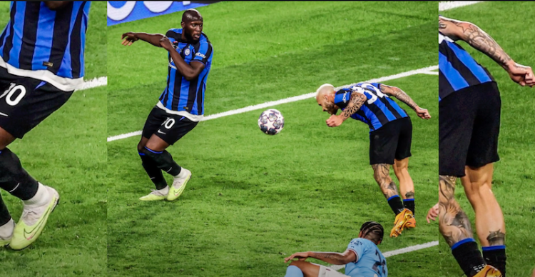 Lukaku Cosplay Jadi Bek Manchester City
