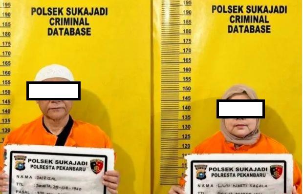 Ditangkap! Suami Istri Asal Jakarta Tipu Hotel Berbintang di Pekanbaru Sebesar Rp 536 Juta dengan Modus Penjualan Karpet