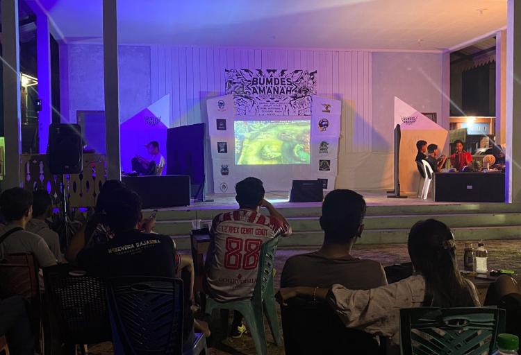 Turnamen Mobile Legends BUMDes Amanah di Lingga Sisakan 5 Tim Bersaing Rebut Juara