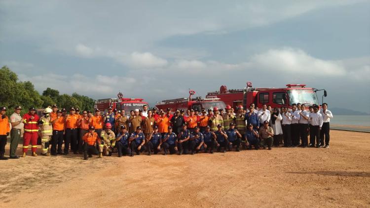 Pegawai OPD Kabupaten Karimun Dapat Pelatihan Pemadam Kebakaran