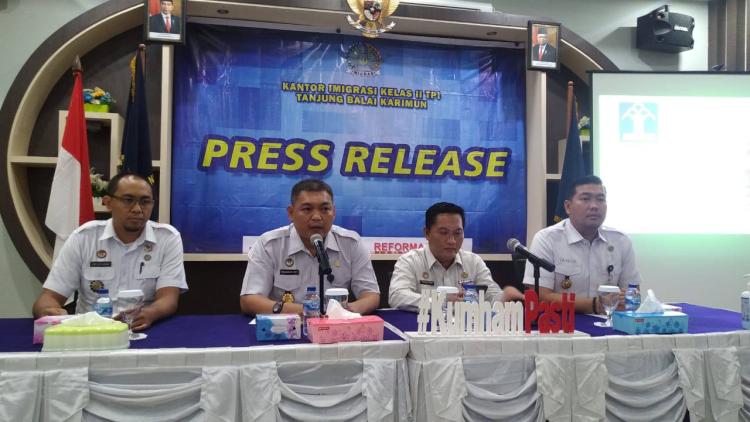 Imigrasi Karimun Rilis Capaian Kinerja Semester I 2023, PNBP Lampaui Target