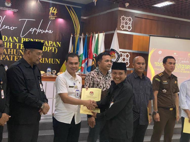 Jumlah DPT Pemilu 2024 di Karimun 191.416 Pemilih, Kecamatan Meral Terbanyak