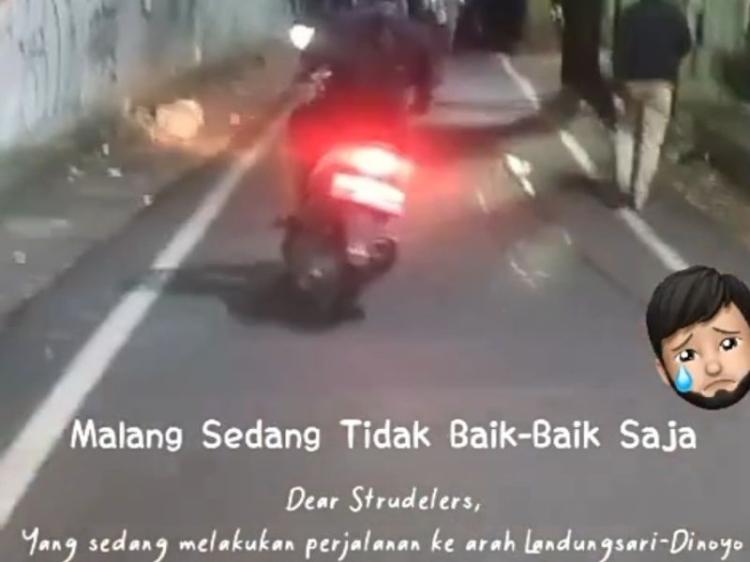 Netizen Rekam Video Mencekam Pasca Tewasnya Mahasiswa Asal NTT di Malang