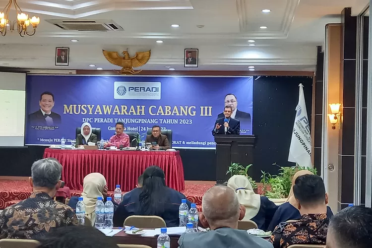 Suami Wako Rahma Kalah Pada Poling Suara Pemilihan Ketua Peradi Tanjungpinang
