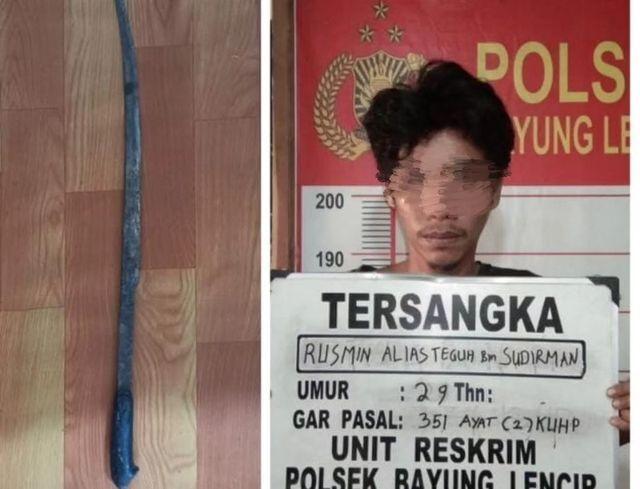 Seorang Adik di Palembang Membacok Kakak Perempuannya: Tidak Terima Disebut Pengangguran