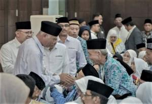 Penerbangan Pertama Kloter 1 Embarkasi Padang Menuju Madinah Berangkat Senin Dini hari