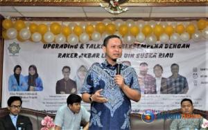Raker LPRM UIN Suska, Agung Nugroho Bagikan Pengalaman Mengelola Organisasi