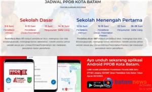 PPDB Batam Tingkat SD Diumumkan Mulai Hari Ini, Begini Cara Melihat Kelulusan