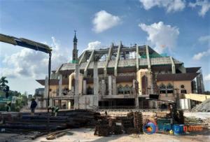 Pekerja Revitalisasi Masjid Agung Batam Mogok Kerja, PT Adhi Karya: Kami Sudah Bayar Gaji Mereka ke Mandor 