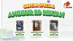 SNL Food Menggelar Promo Menyegarkan! Nikmati Buah-buahan Segar, Mulai dari Anggur Sapir Hingga Leci Merah