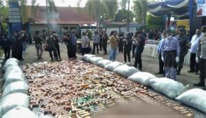 Musnahkan Rokok dan Miras Illegal, Bea dan Cukai Tembilahan Selamatkan Keuangan Negara Rp3 Miliar Lebih