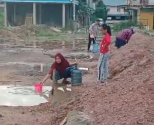 Air Mati Berhari-hari di Batam, Warga Mengandalkan Air Genangan dari Tanah