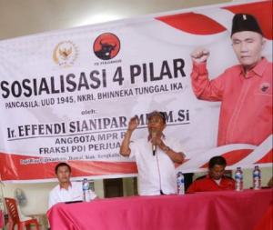 Effendi Sianipar Ajak Ibu-ibu dan Tokoh Masyarakat di Siak Jaga Empat Pilar Kebangsaan