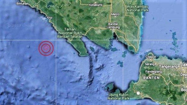 Senin Dinihari, Lampung Digetarkan Gempa Berkekuatan 3,2 Magnitudo