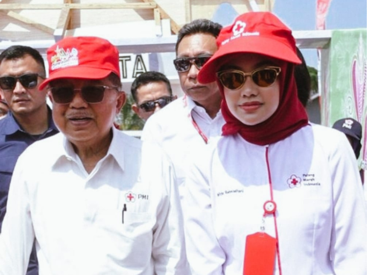 Ketua PMI Bintan Sampaikan Progres Program kepada Jusuf Kalla dalam Jumbara PMR Nasional Ke-IX 2023