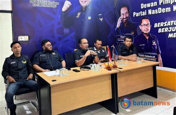 Partai Nasdem Pekanbaru Kirim 55 Kader Terbaik Ikut Apel Siaga di Jakarta