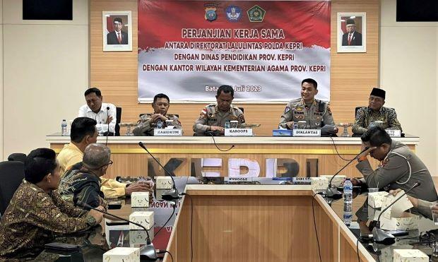 Angka Lakalantas Tingkat Pelajar Tinggi, Ditlantas Polda Kepri Usul Pelajaran Lalulintas Masuk Kurikulum Sekolah