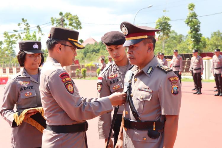 Kapolres Bintan Memimpin Langsung Serah Terima Jabatan di Polres Bintan