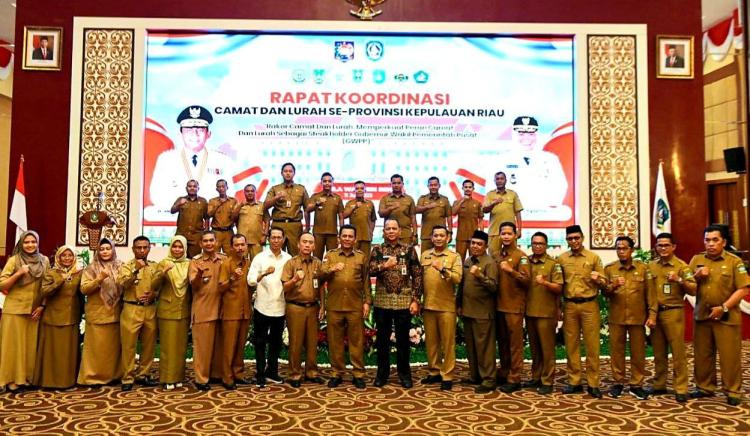 Gubernur Ansar Buka Rakor Camat dan Lurah se-Kepri, Wakil Batam Nihil