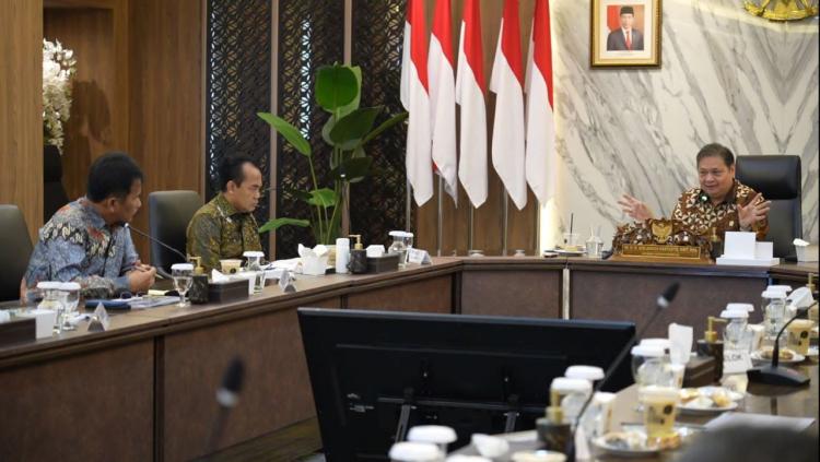 Muhammad Rudi Sampaikan Update Progres Pengembangan Pulau Rempang pada Menko Perekonomian
