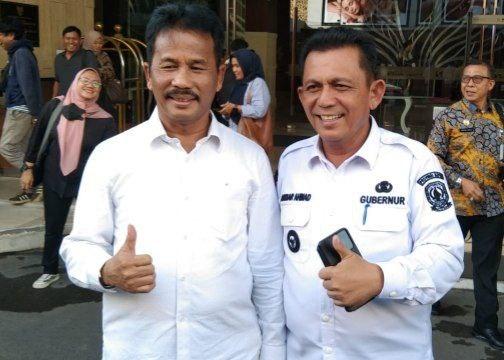 Momen Langka Gubernur Ansar Ahmad Bertemu Wali Kota Muhammad Rudi 