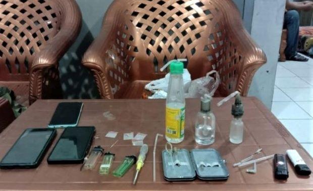 Pelaku Pencurian Tertangkap saat Terlibat Pesta Sabu Bersama Salah Seorang Pemimpin Media Online di Bandar Lampung
