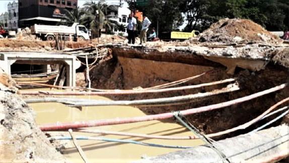 Info Gangguan Air di Batam: Akibat Proyek Drainase, Pipa Saluran Air jadi Bocor; Berikut Daerah Terdampak