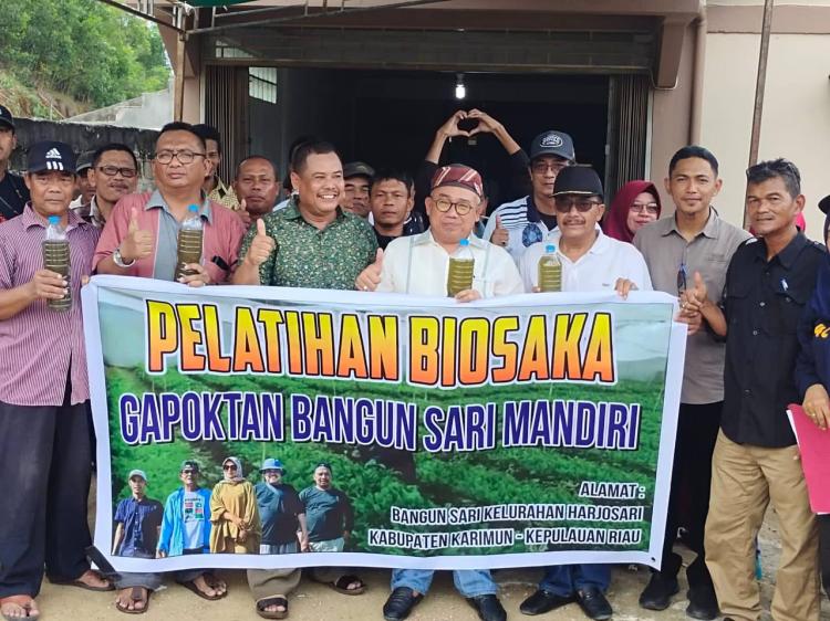 Pertanian Karimun Kembangkan Biosaka, Pupuk Organik Ramah Lingkungan Pengganti Pupuk Kimia