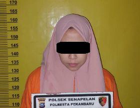 Wanita Cantik di Pekanbaru Gelapkan Uang Hotel Mutiara Merdeka Senilai Rp 332 Juta
