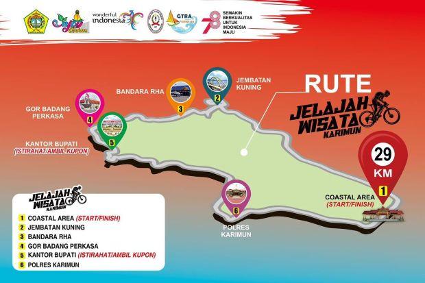 Jelajah Wisata Karimun 2023: Ribuan Peserta Siap Bersepeda Menjelajahi Keindahan Pulau Karimun Besar