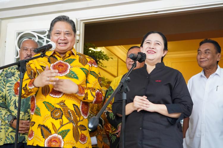 Usai Pemeriksaan Kejagung Kasus Korupsi CPO Migor, Airlangga Hartanto Dikunjungi Ketua DPP PDI Perjuangan Puan Maharani