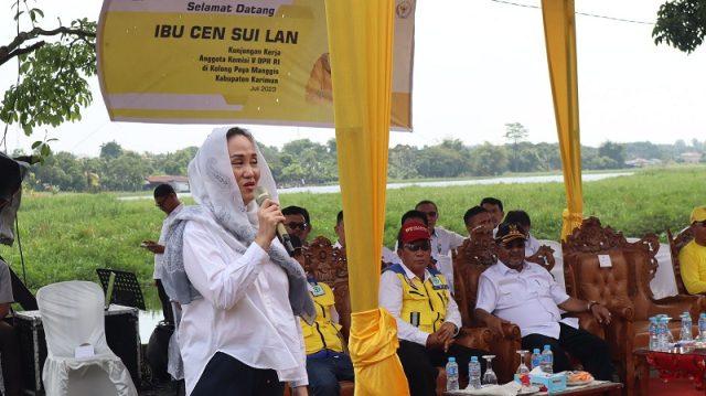 Penataan Embung di Karimun, Cen Sui Lan Prioritaskan Rp 25 Miliar untuk Kolong dan Paya Manggis