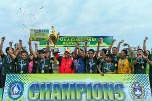 Final Piala Gubernur Kepri Zona Lingga: Tim Futsal SMAN 1 Singkep dan Tim Sepakbola Hore-Hore FC Juara