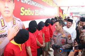 Sembilan Kasus Narkoba Terungkap di Batam dalam Sebulan, 14 Pelaku Ditahan