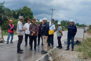 Gubernur Riau Tinjau Pembangunan Jalan Mahato-Manggala, Progres Capai 60 Persen Lebih