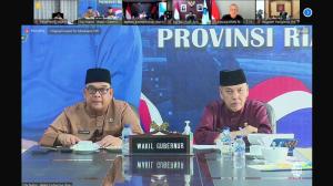 Luhut Binsar Panjaitan Pimpin Sosialisasi Tata Kelola Industri Sawit secara Virtual, Wagub Riau Hadir