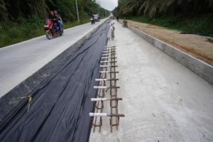 Pembangunan Jalan Lintas Mahato-Simpang Manggala di Riau Ditargetkan Rampung Oktober 2023