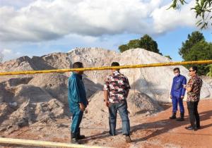 Grebek Tambang Pasir Ilegal di Barelang, Polda Kepri Amankan 2 Tersangka dan Alat Berat