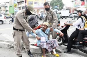 Tindak Keberadaan Gelandangan dan Pengemis di Pekanbaru, Dinsos Lakukan Razia