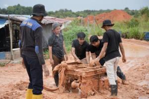 BP Batam dan Polresta Barelang Gerebek Tambang Pasir Ilegal di Nongsa, Sejumlah  Alat-Alat Disita