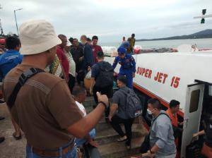 Antisipasi Barang Ilegal, Satpolairud Polres Lingga Tingkatkan Keamanan di Pelabuhan Jagoh