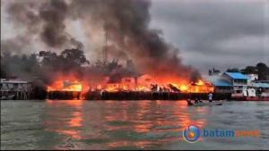 Tragis! Lansia Tewas dalam Kebakaran di Pulau Buluh Batam