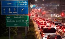 Periode 1-15 Juli: ICA Tangkap 140 Pengendara Atas Pelanggaran Lalu Lintas di Dekat Woodlands Checkpoint