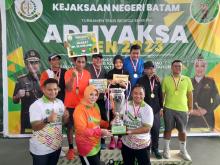 Kejari Batam Raih Gelar Juara Pertama Turnamen Tenis Adhyaksa Open 2023