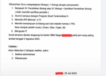 Lowongan Guru Biologi Multitalenta Viral di Nusa Tenggara Timur: Dicari Ahli Kempo, Mahir Musik, dan Menguasai IT