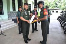 Menhan RI Serahkan Bantuan 40 Unit Sepeda Motor Trail Honda CRF 150 CC untuk Babinsa di Tanjungpinang