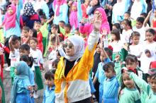 Senam Bersama Anak Usia Dini di Bintan Timur: Memperingati Hari Anak Nasional dengan Kegembiraan dan Stimulasi Fisik Motorik