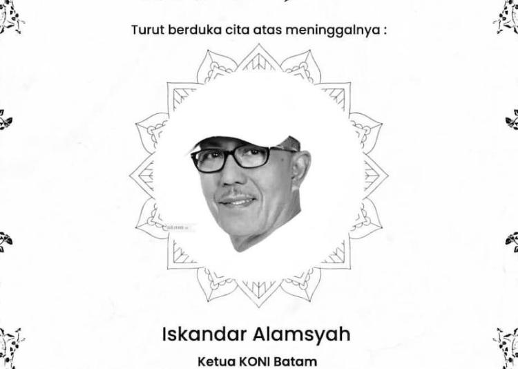 Ketua KONI Batam Meninggal Dunia