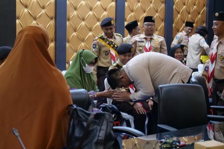 Kontingen Bintan Berangkat ke Raimuna Nasional XII Tahun 2023 dengan Dukungan Bupati Roby Kurniawan