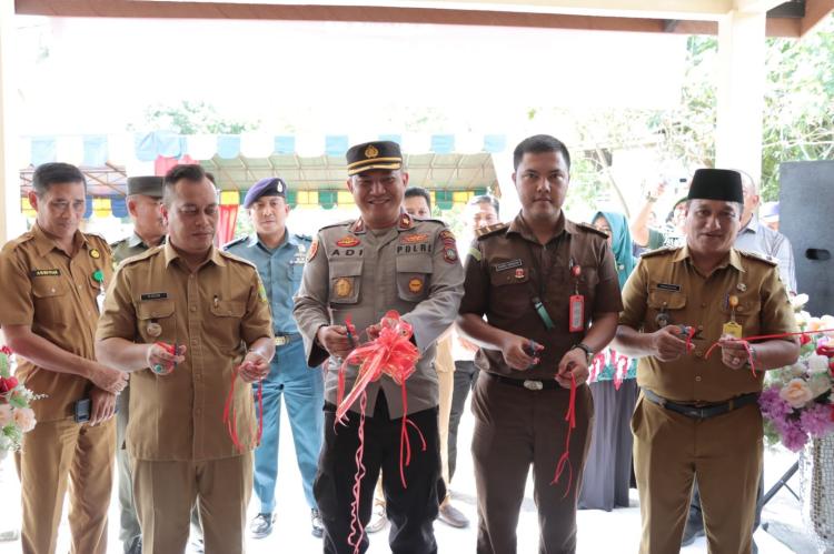 Polres Lingga Tetapkan Desa Tanjung Harapan sebagai Percontohan Kampung Bebas Narkoba